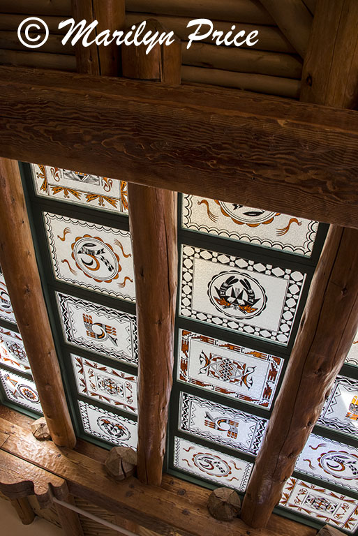 Skylight ceiling, Painted Desert Inn, Petrified Forest National Park, AZ