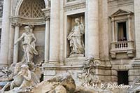 Trevi Fountain and office workers, Rome, Italy