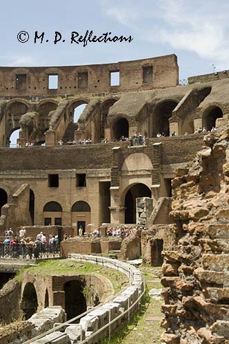 Interior, Colosseum, Rome, Italy