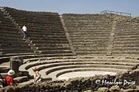 Small theater, Pompeii, Italy
