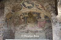 Religious fresco, Rome, Italy