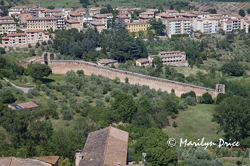 City wall, Siena, Tuscany, Italy