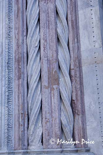 Detail, Duomo (cathedral), Siena, Tuscany, Italy