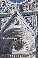Detail, Duomo (cathedral), Siena, Tuscany, Italy