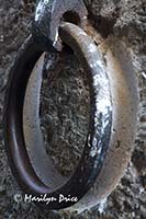 Ring for tying up horses, Siena, Tuscany, Italy