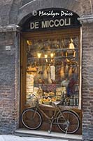 Cheese shop, Siena, Tuscany, Italy