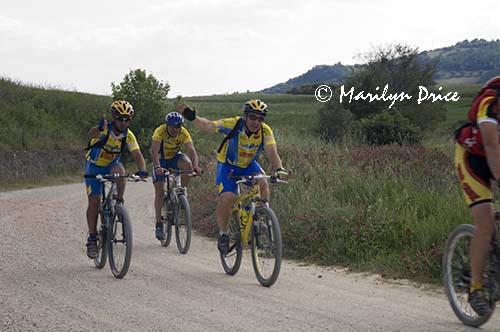 Bicyclists, Tuscany, Italy