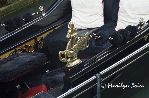 Gondola details, Venice, Italy