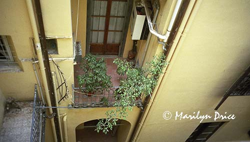 Down an airshaft, Florence, Italy