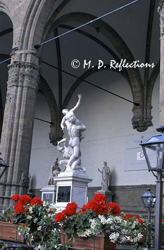 Rape of the Sabine Women, Piazza della Signoria, Florence, Italy