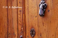 Door knocker, San Gimignano, Italy