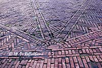 Brick piazza, San Gimignano, Italy