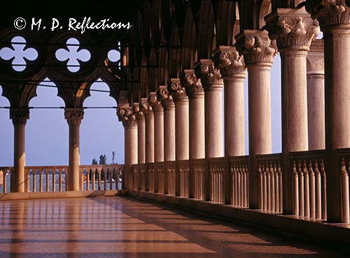 Interior of Doge's Palace, Venice, Italy