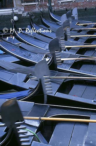 Gondola parking lot, Venice, Italy