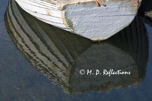 Reflection of a dory bottom