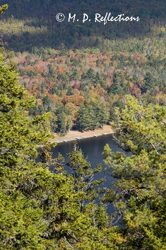 Nahmakanta Lake from a high overlook