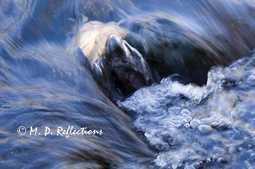 Autumn reflections in Polliwog Stream