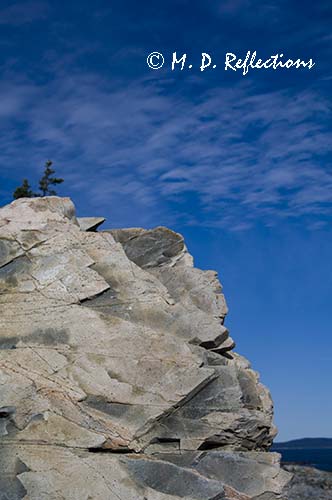 Rocks and clouds, Otter Point, Acadia National Park, ME