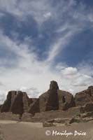 Approaching Pueblo Bonita, Chaco Culture National Historic Park, NM