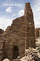 Wall and doorway, Pueblo Bonita, Chaco Culture National Historic Park, NM