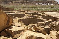 Kivas, Pueblo Bonita, Chaco Culture National Historic Park, NM