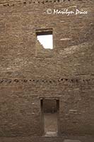 Doorways in different levels of Pueblo Bonita, Chaco Culture National Historic Park, NM