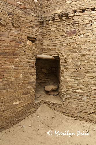 Corner of a room, Pueblo Bonita, Chaco Culture National Historic Park, NM