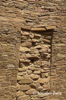 Filled in window, Pueblo Bonita, Chaco Culture National Historic Park, NM