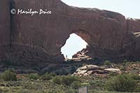 Person in North Window, Arches National Park, UT