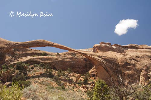 Landscape Arch, Devil's Garden Trail, Arches National Park, UT