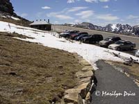 Parking lot and restrooms (12,090 elevation), Tundra Communities Trail, Rocky Mountain National Park, CO