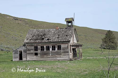 Old schoolhouse near The Dalles, OR