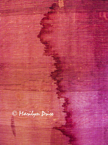 Patterns in the wine casks