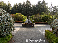 Central aisle and fountain, Shore Acres State Park, OR