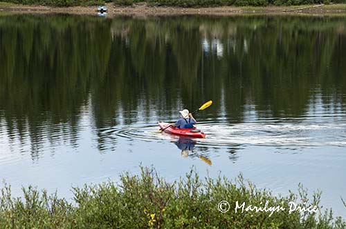 Kayaker at Molas Lake, CO