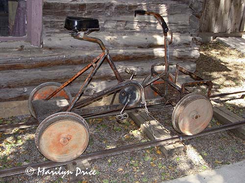 Miner's bicycle at the museum, Ouray, CO