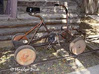 Miner's bicycle at the museum, Ouray, CO