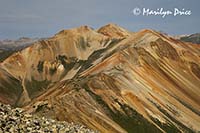 Red Mountain from Corkscrew Pass, near Ouray, CO