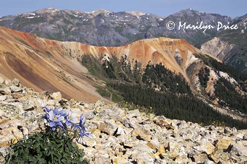 Red Mountain from Corkscrew Pass, near Ouray, CO