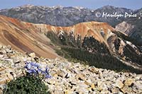 Red Mountain from Corkscrew Pass, near Ouray, CO