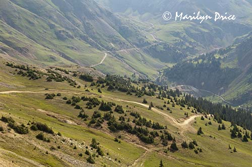 The road ahead, near Ouray, CO