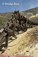 Old mining chute, near Ouray, CO