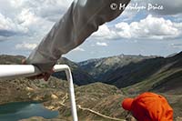 Lake Como from the jeep, between Hurricane Pass and California Pass, near Ouray, CO