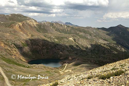 Lake Como from California Pass, near Ouray, CO