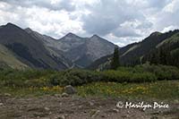 View down the valley, Animas Forks, near Ouray, CO