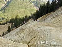 The other jeep on Corkscrew Gulch Trail, near Ouray, CO