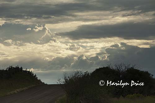 Clouds over Last Dollar Road, near Ridgway, CO
