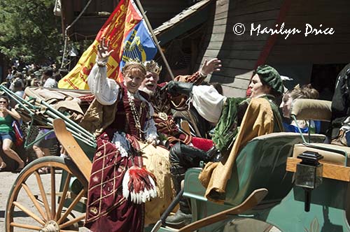 Carriage with the King and Queen, Parade, Colorado Renaissance Festival, Larkspur, CO