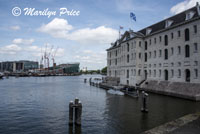 NEMO Museum from Maritime Museum, Amsterdam, Netherlands