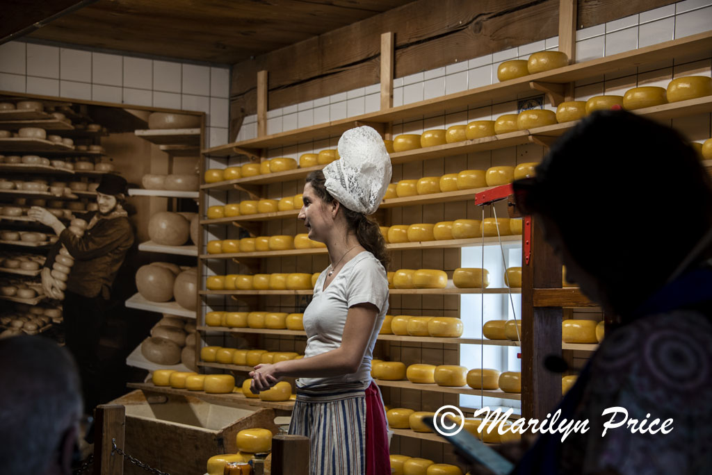 Making cheese, Zaanse Schaans, Netherlands